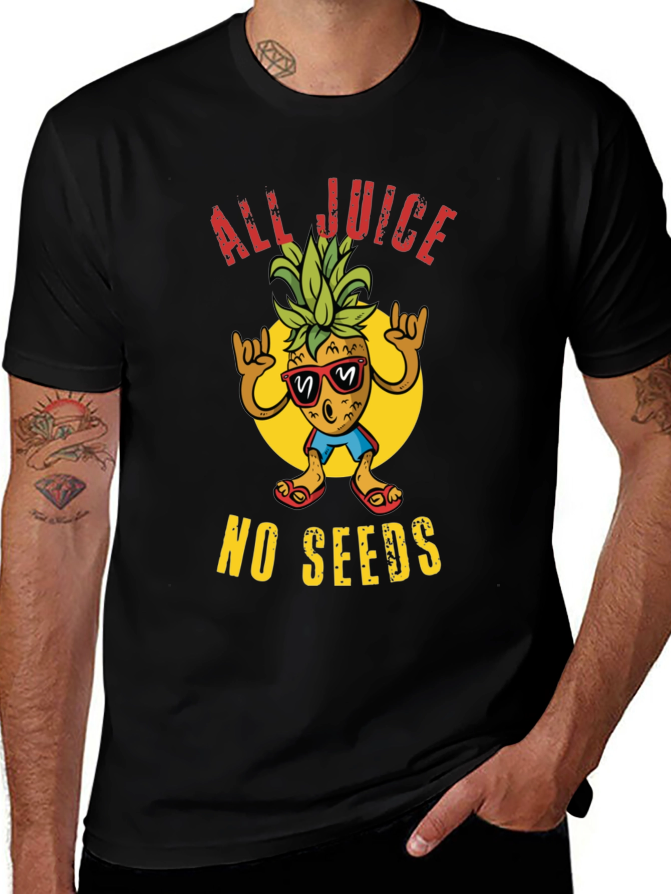 All Juice No Seeds Graphic T-Shirt