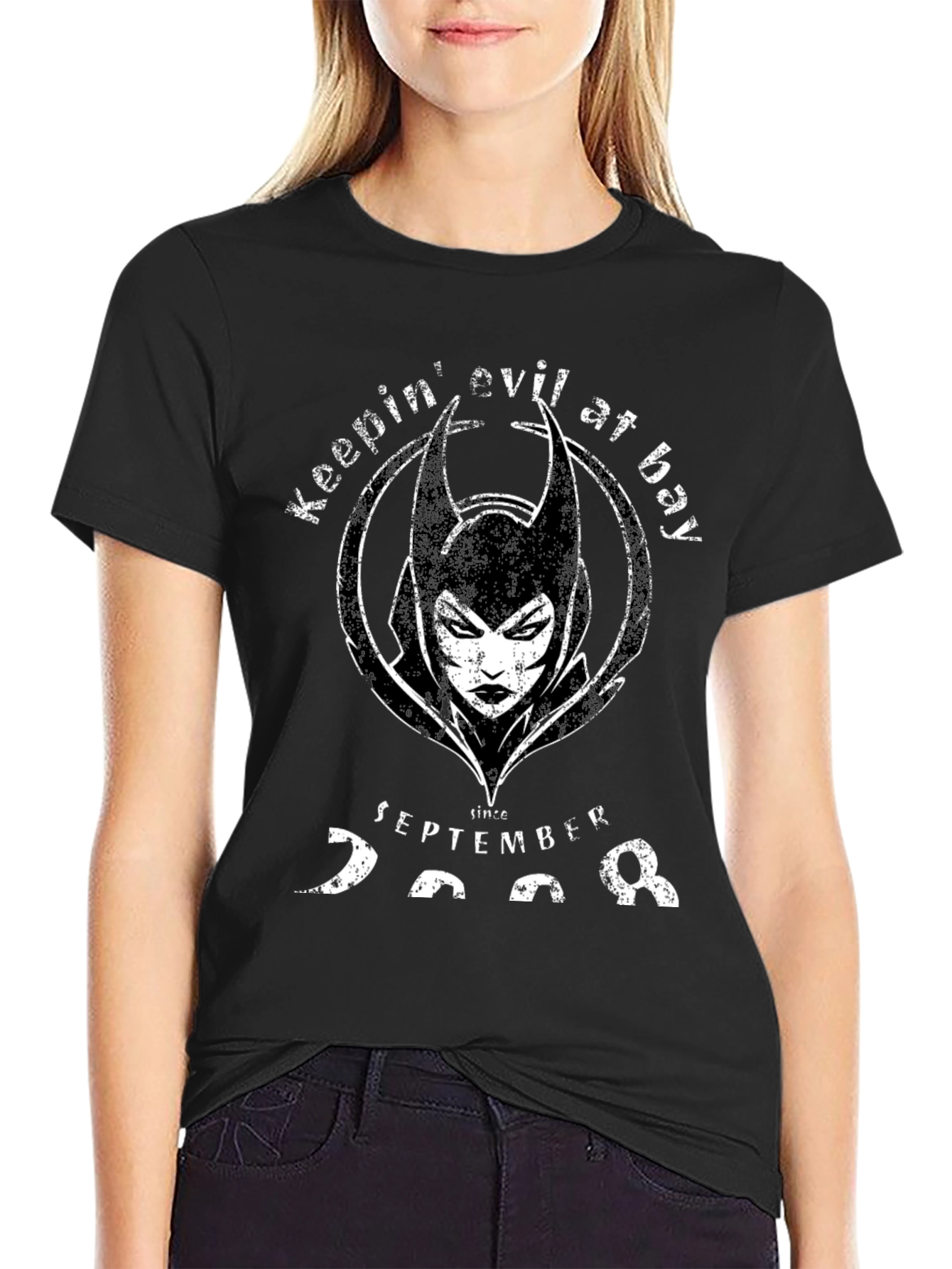 Keepin Evil At Bay Graphic T-Shirt