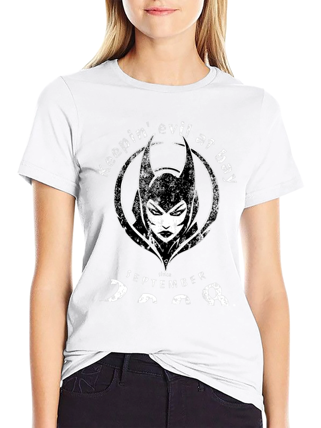 Keepin Evil At Bay Graphic T-Shirt