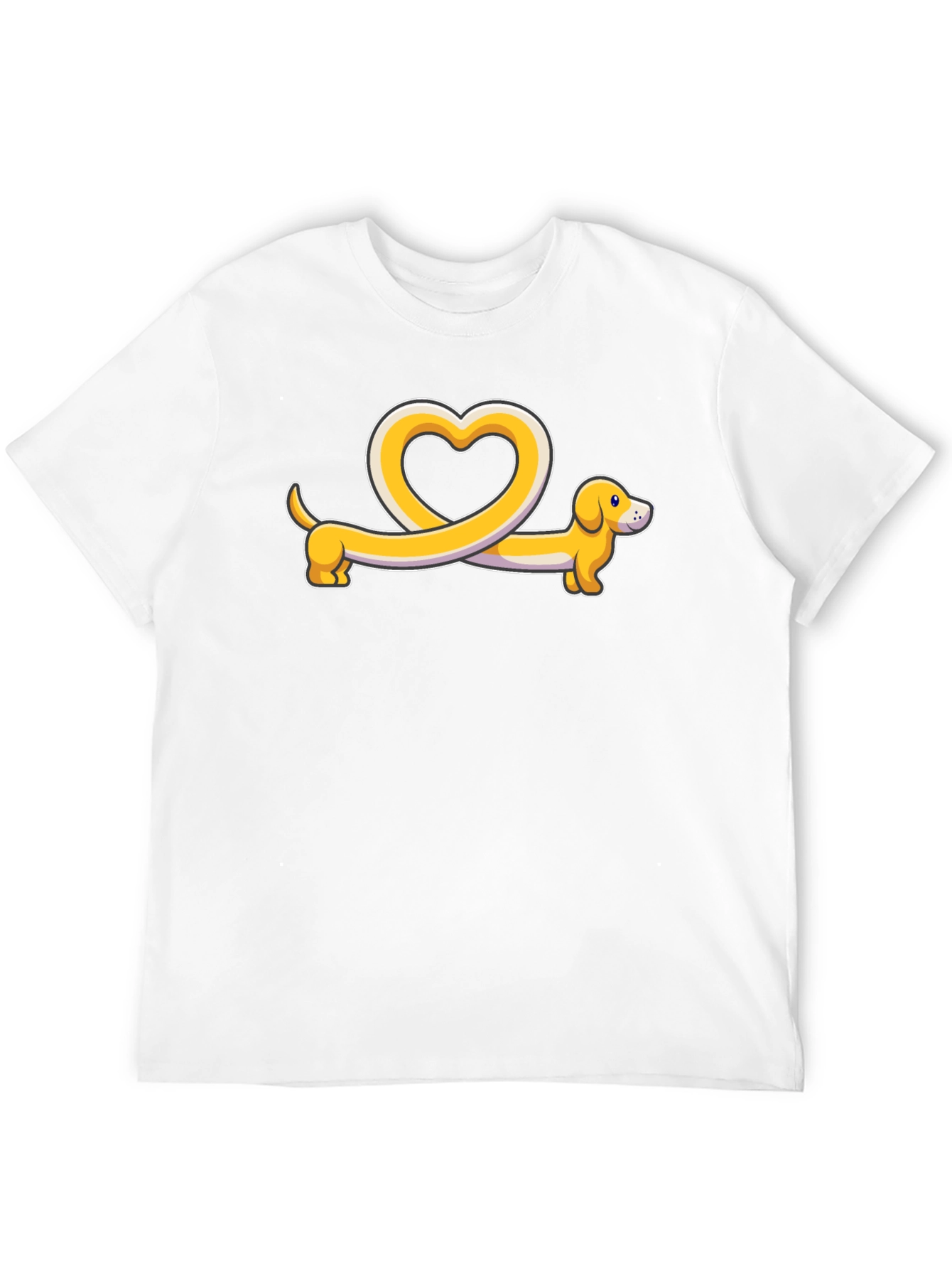 Dachshund Heart T-Shirt - Cute Dog Lover Tee