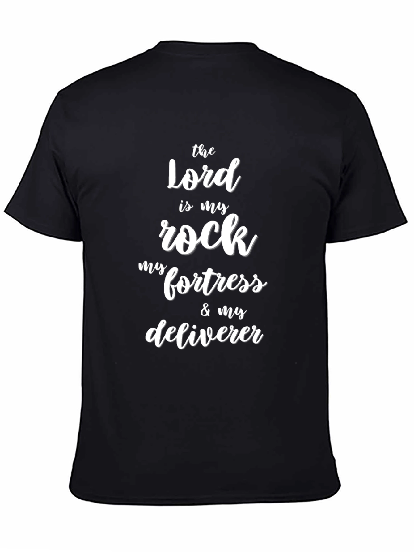 The Lord is My Rock Graphic Tee