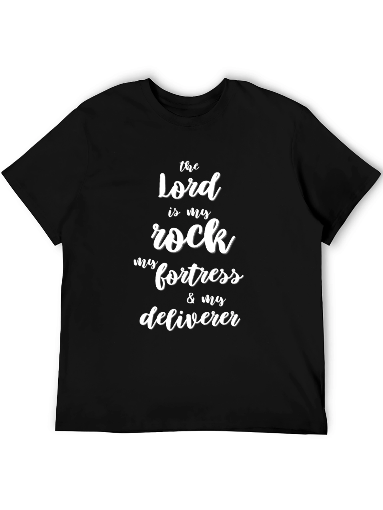 The Lord is My Rock Graphic Tee