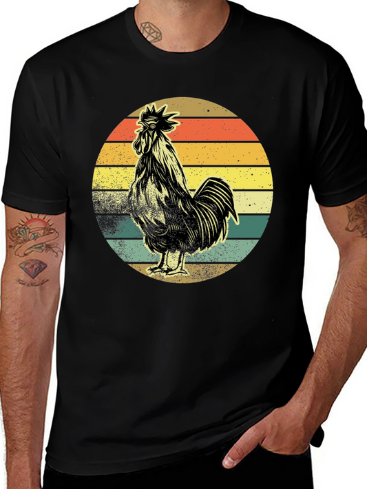 Retro Rooster Graphic Tee