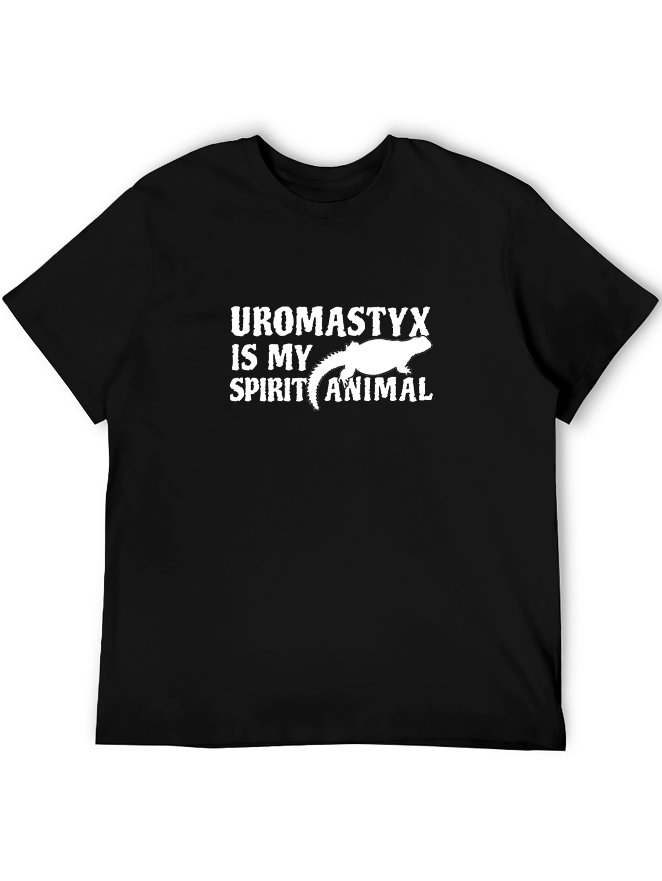 Uromastyx Spirit Animal Black T-Shirt