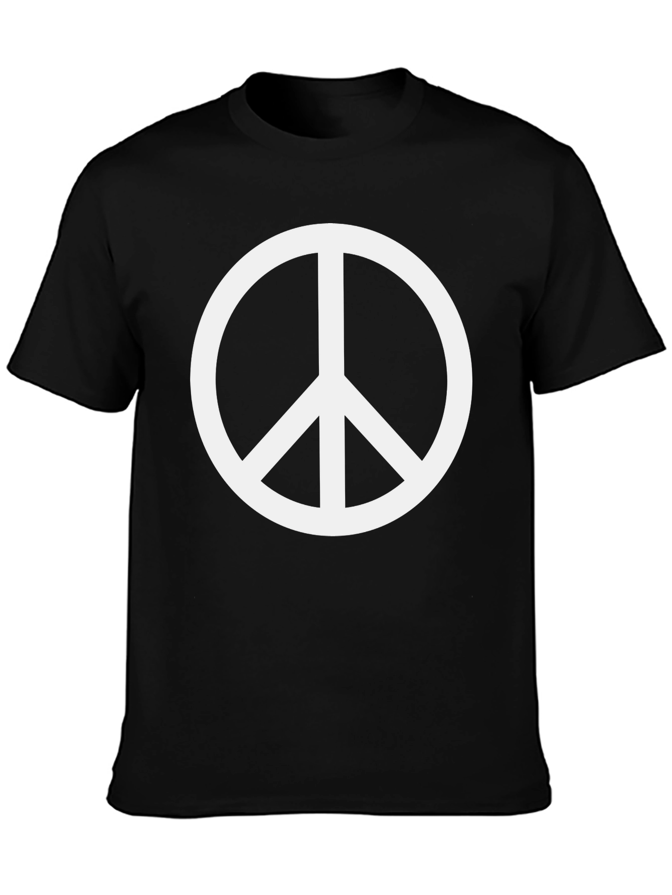 Peace Sign Black T-Shirt