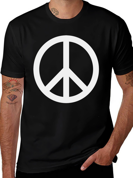 Peace Sign Black T-Shirt