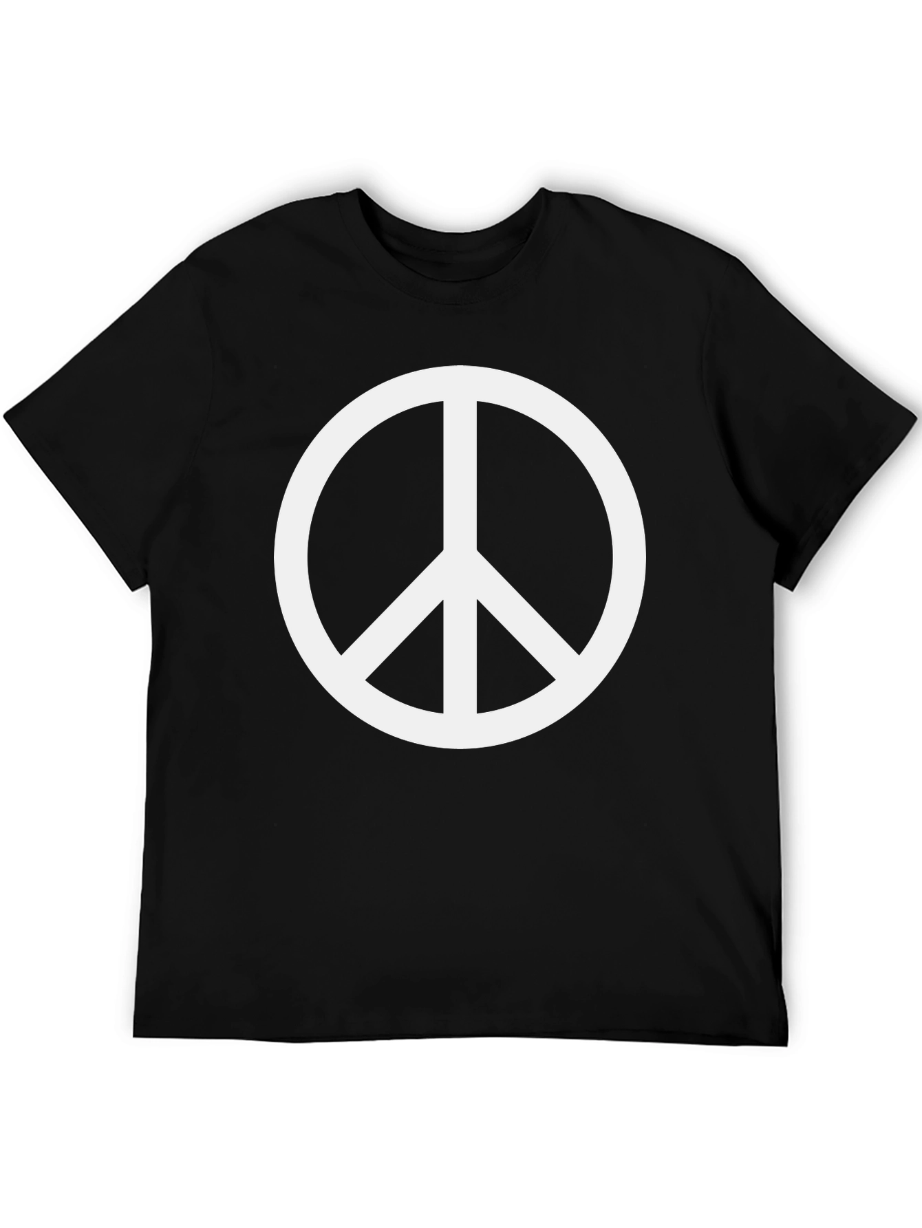 Peace Sign Black T-Shirt