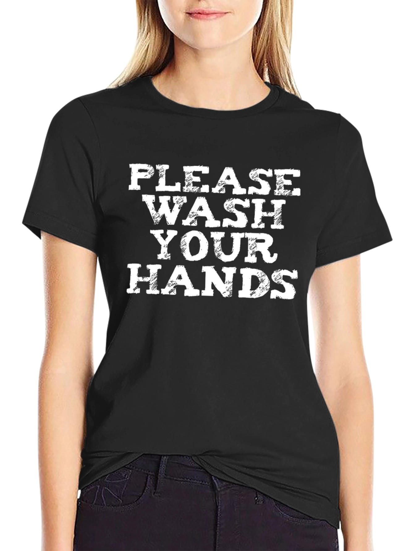 Please Wash Your Hands Graphic T-Shirt