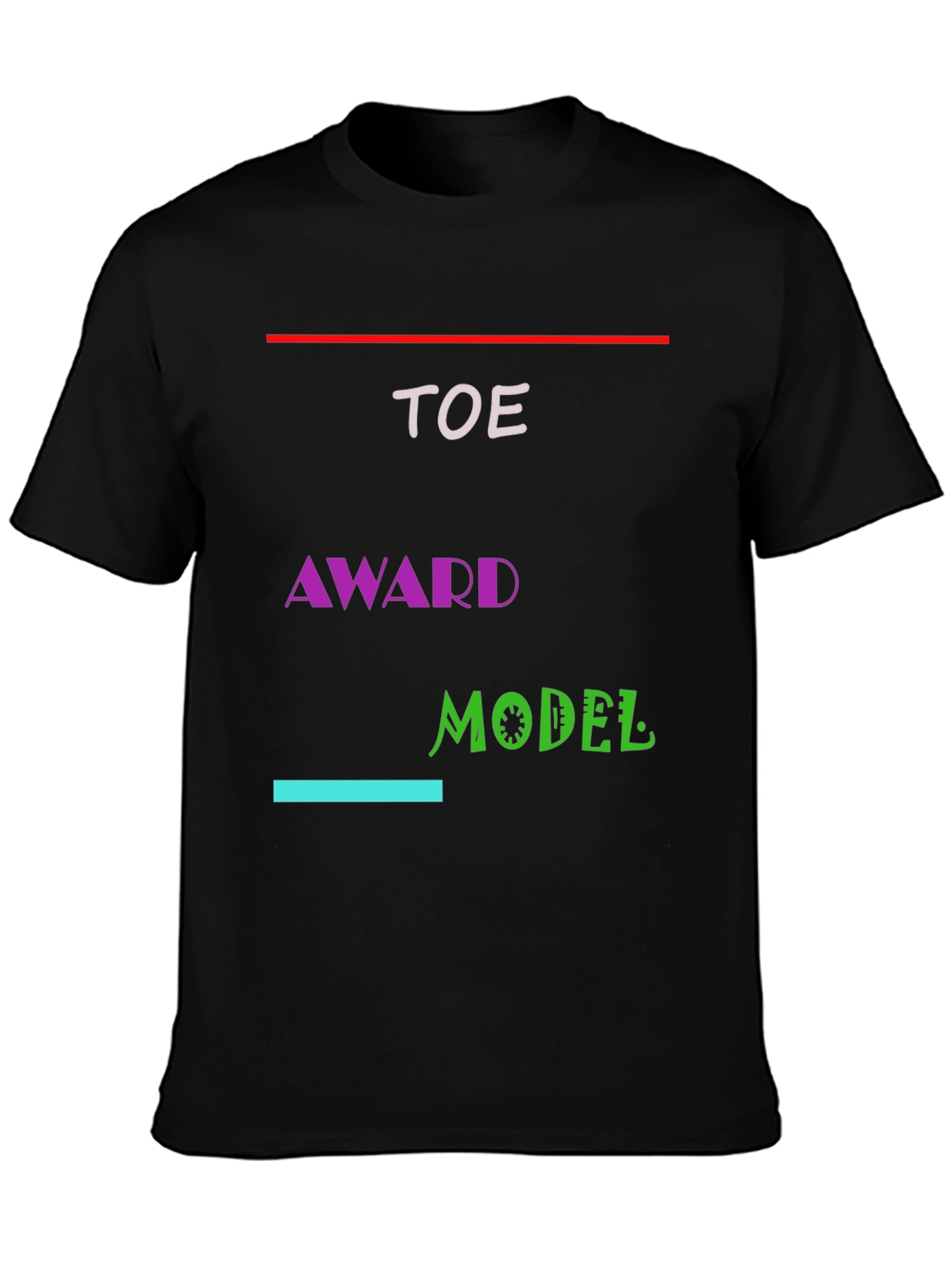 TOE Award Model Black T-Shirt