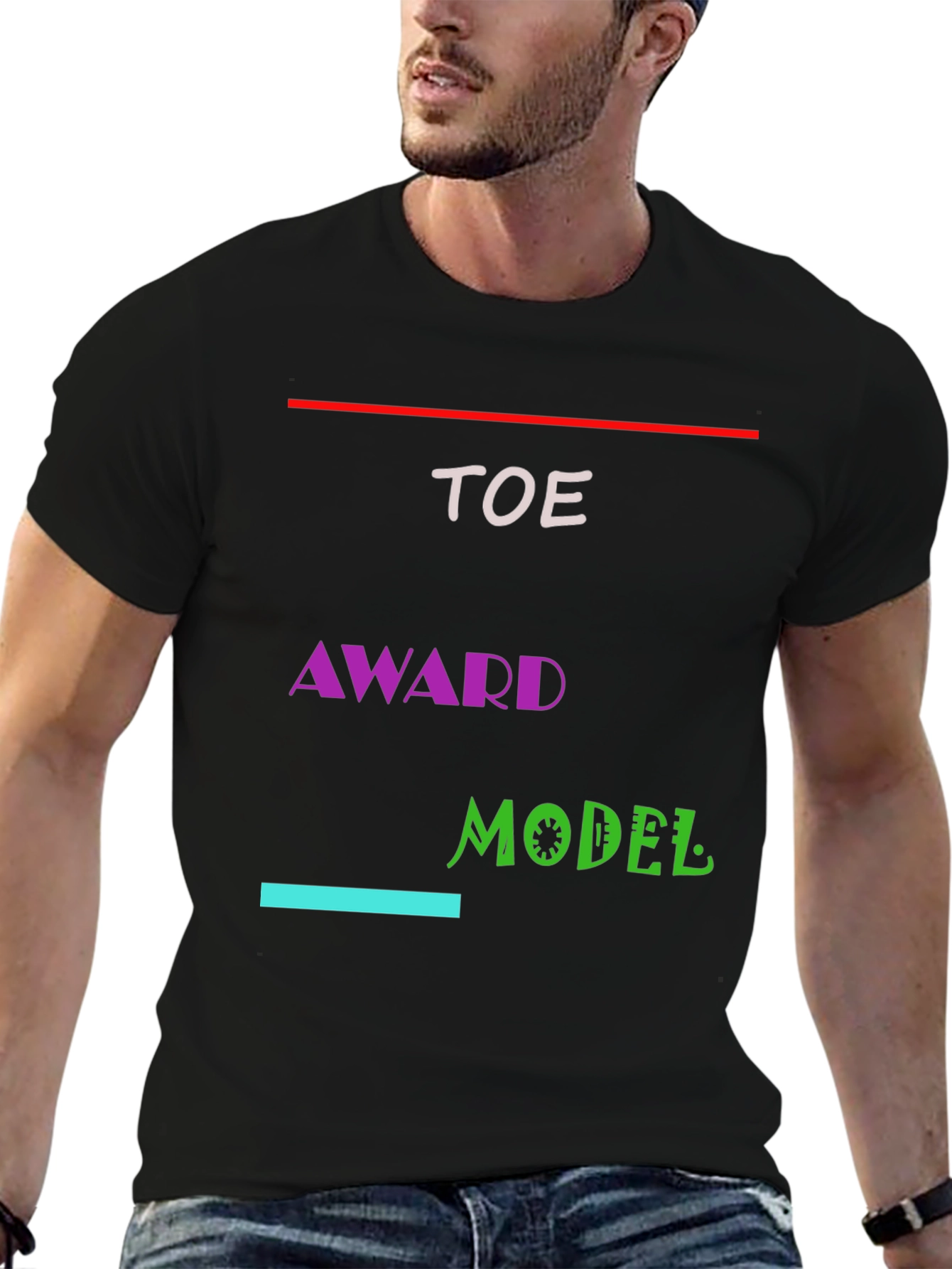 TOE Award Model Black T-Shirt