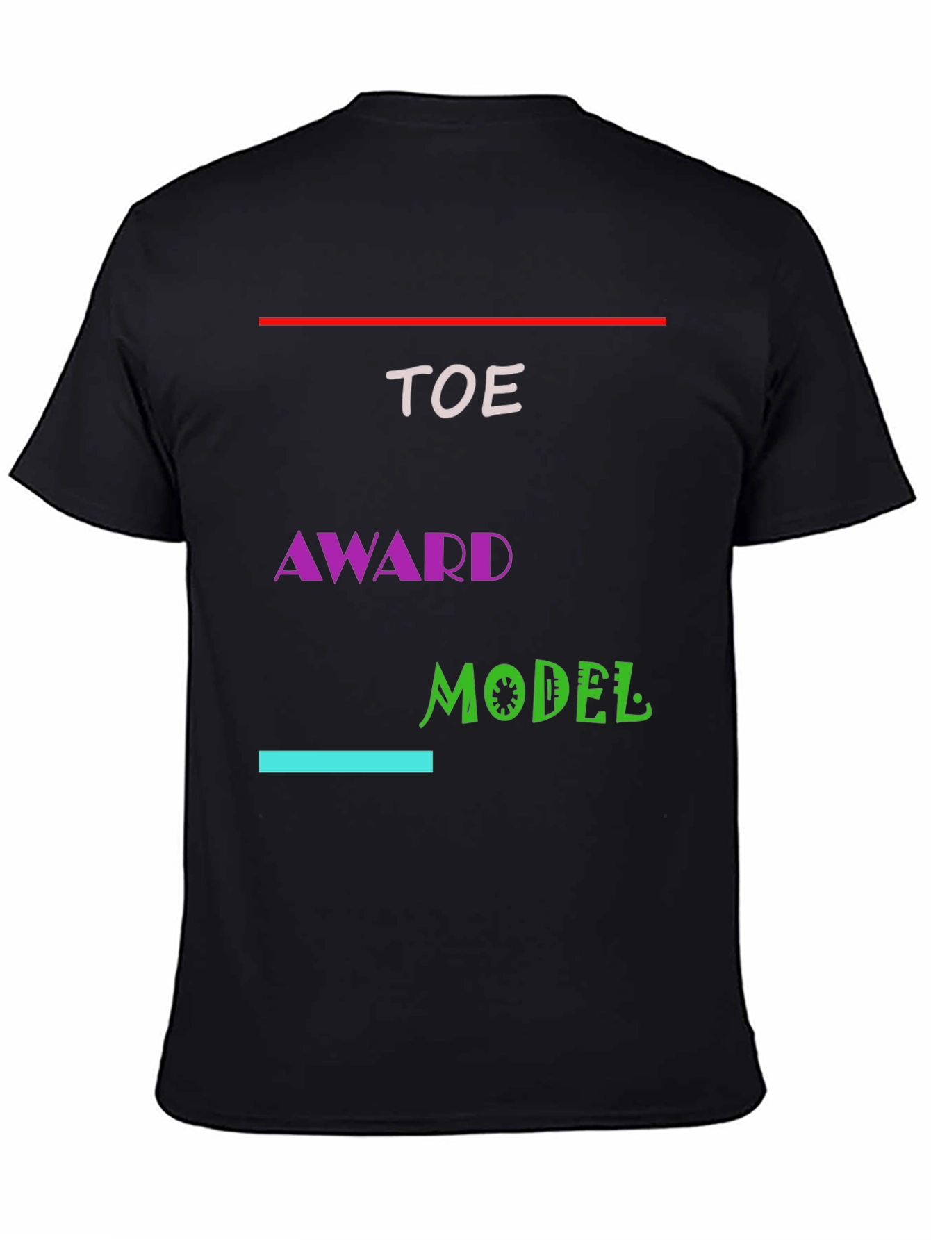 TOE Award Model Black T-Shirt
