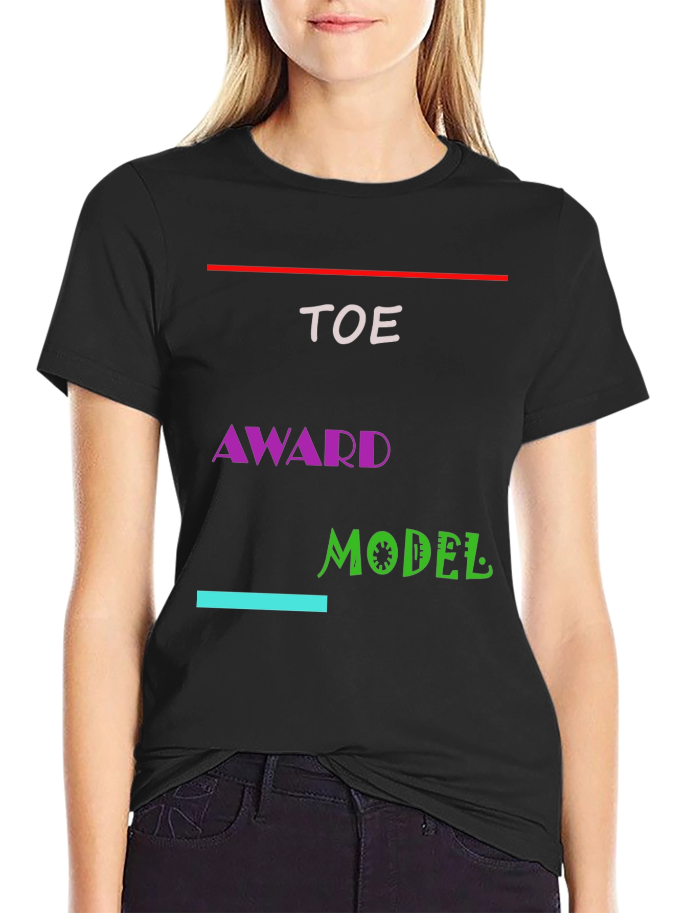TOE Award Model Black T-Shirt