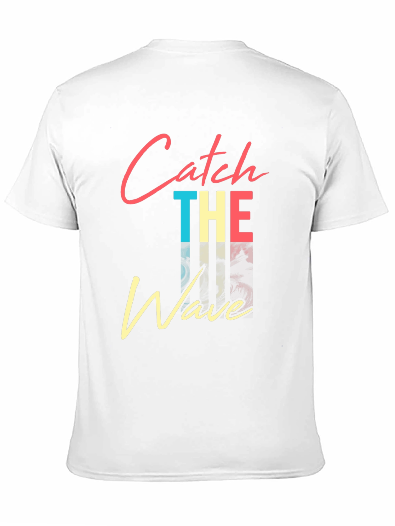 Catch The Wave Graphic Tee - Retro Style
