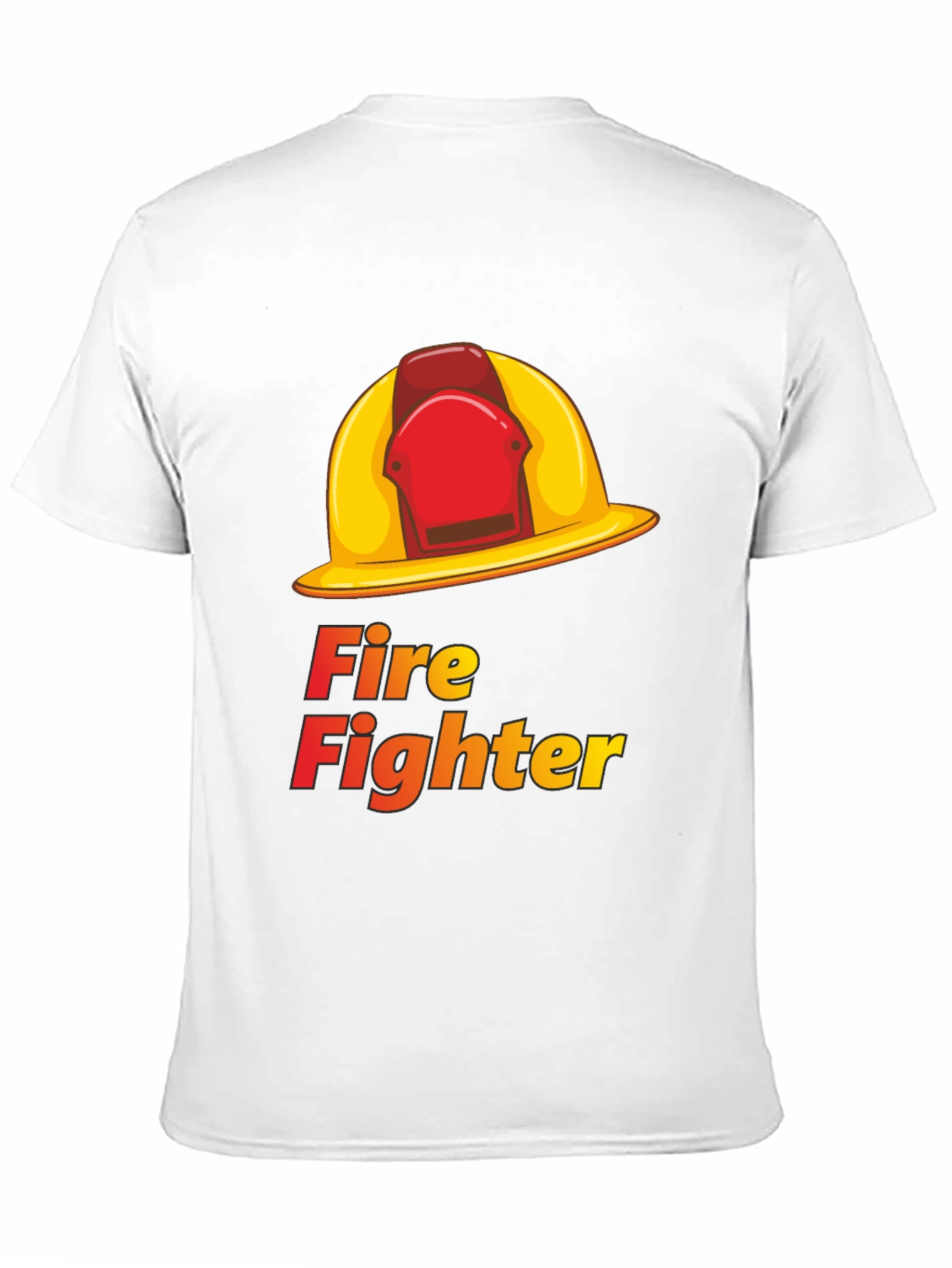 Firefighter Helmet T-Shirt - Heroic Design