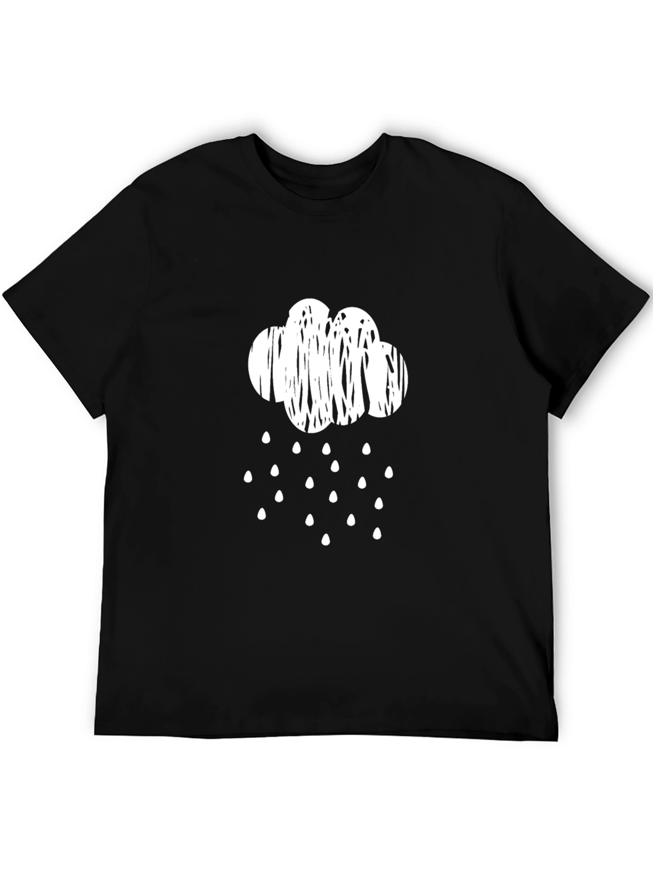 Rainy Day Cloud T-Shirt - Black