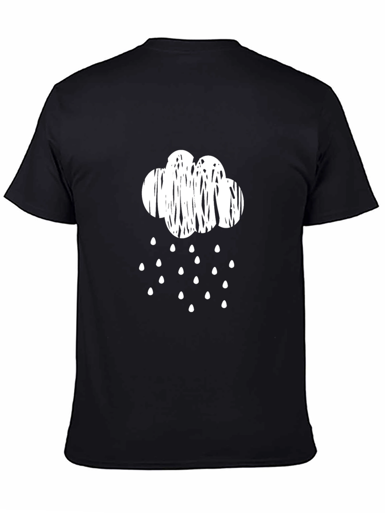 Rainy Day Cloud T-Shirt - Black