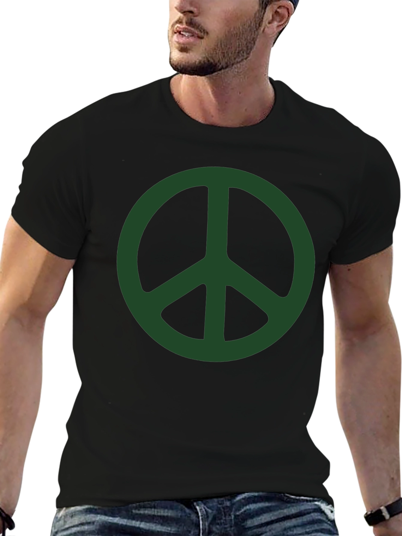 Peace Sign Graphic T-Shirt - Casual Style