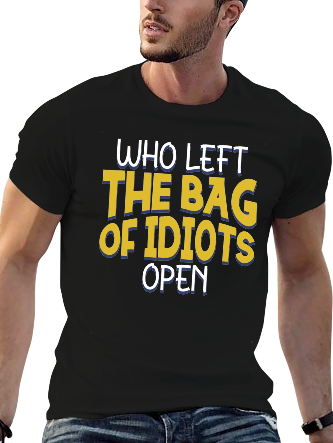 Funny Bag of Idiots Graphic Tee