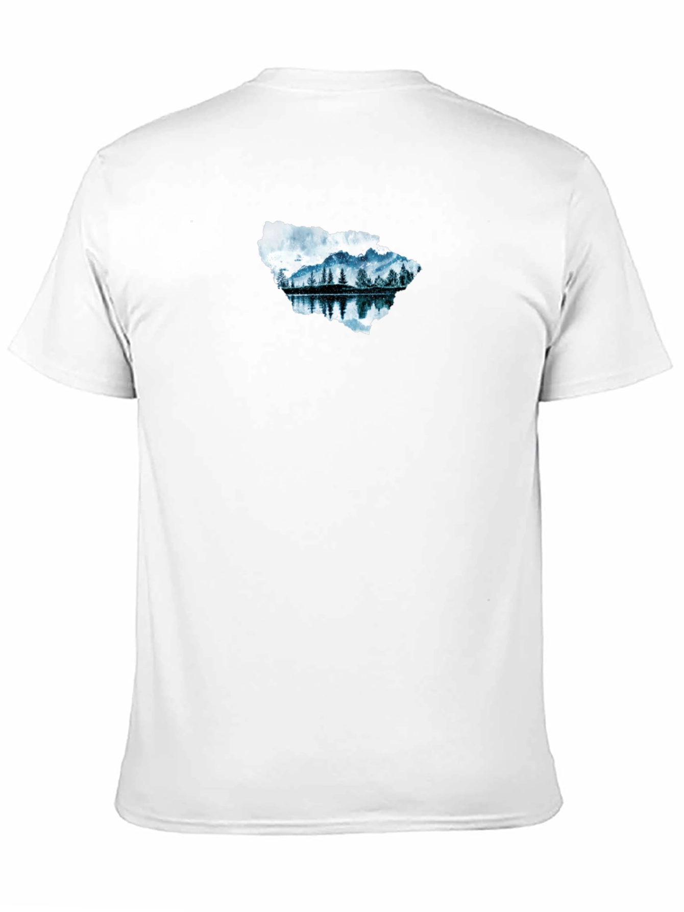 Mountain Lake Graphic Tee - Black