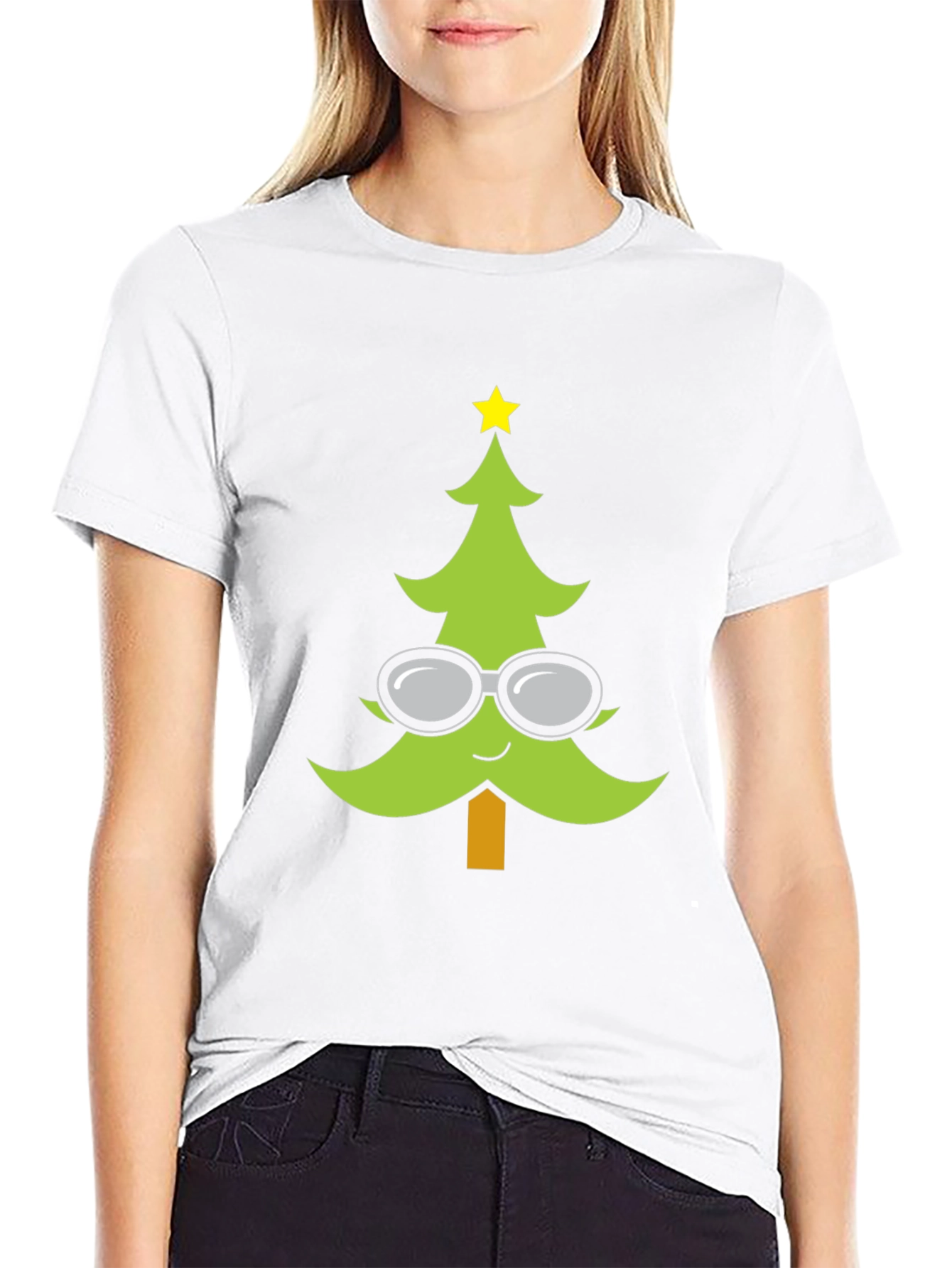 Funny Christmas Tree Geek T-Shirt