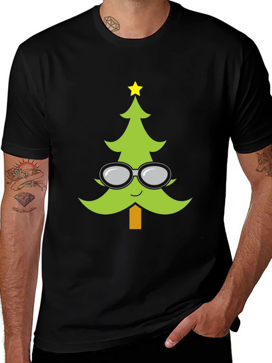 Funny Christmas Tree Geek T-Shirt