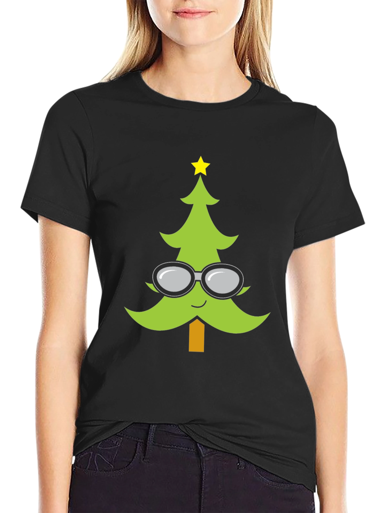 Funny Christmas Tree Geek T-Shirt