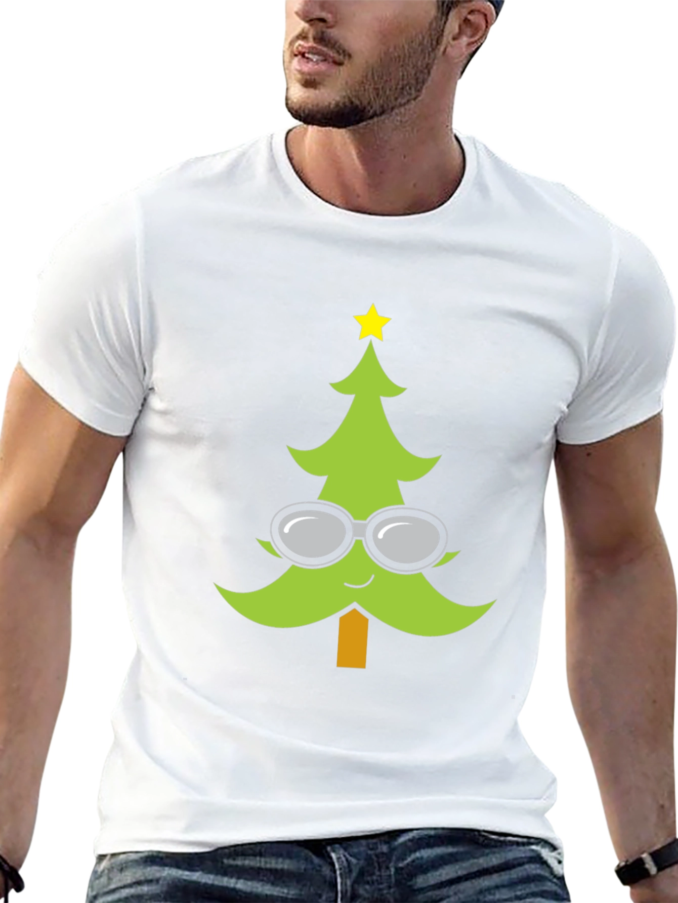 Funny Christmas Tree Geek T-Shirt