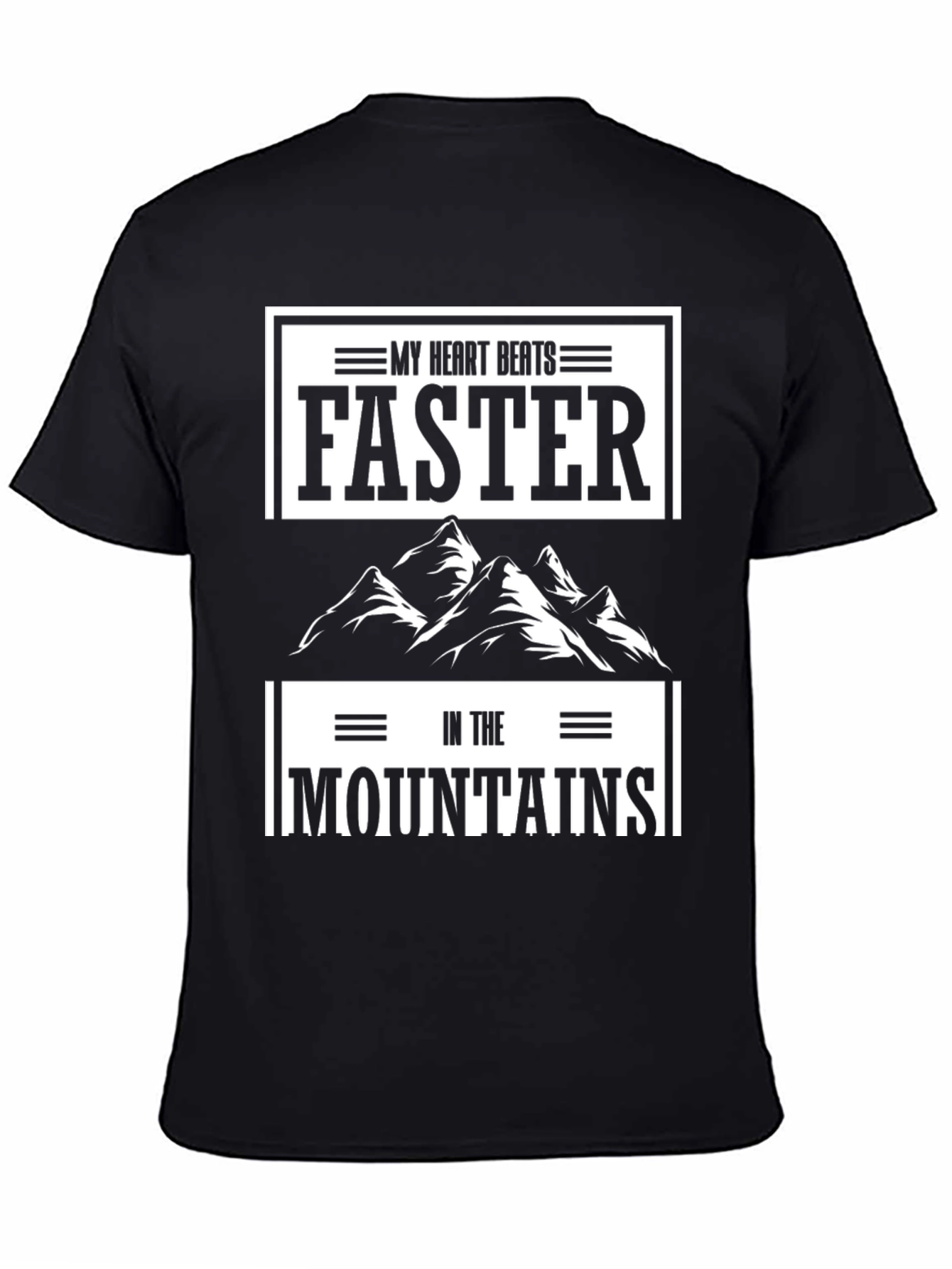 My Heart Beats Faster in the Mountains Graphic Tee