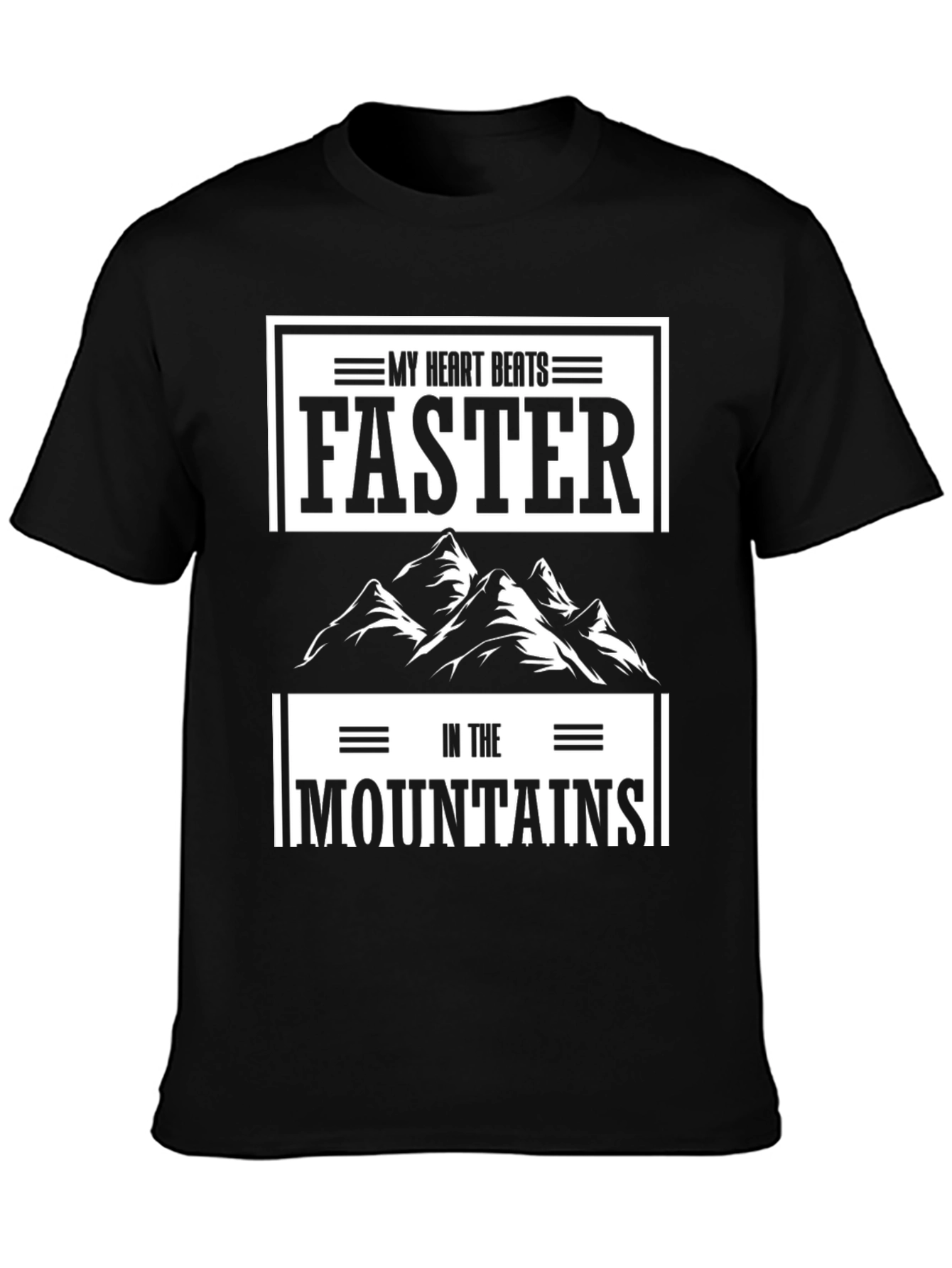 My Heart Beats Faster in the Mountains Graphic Tee