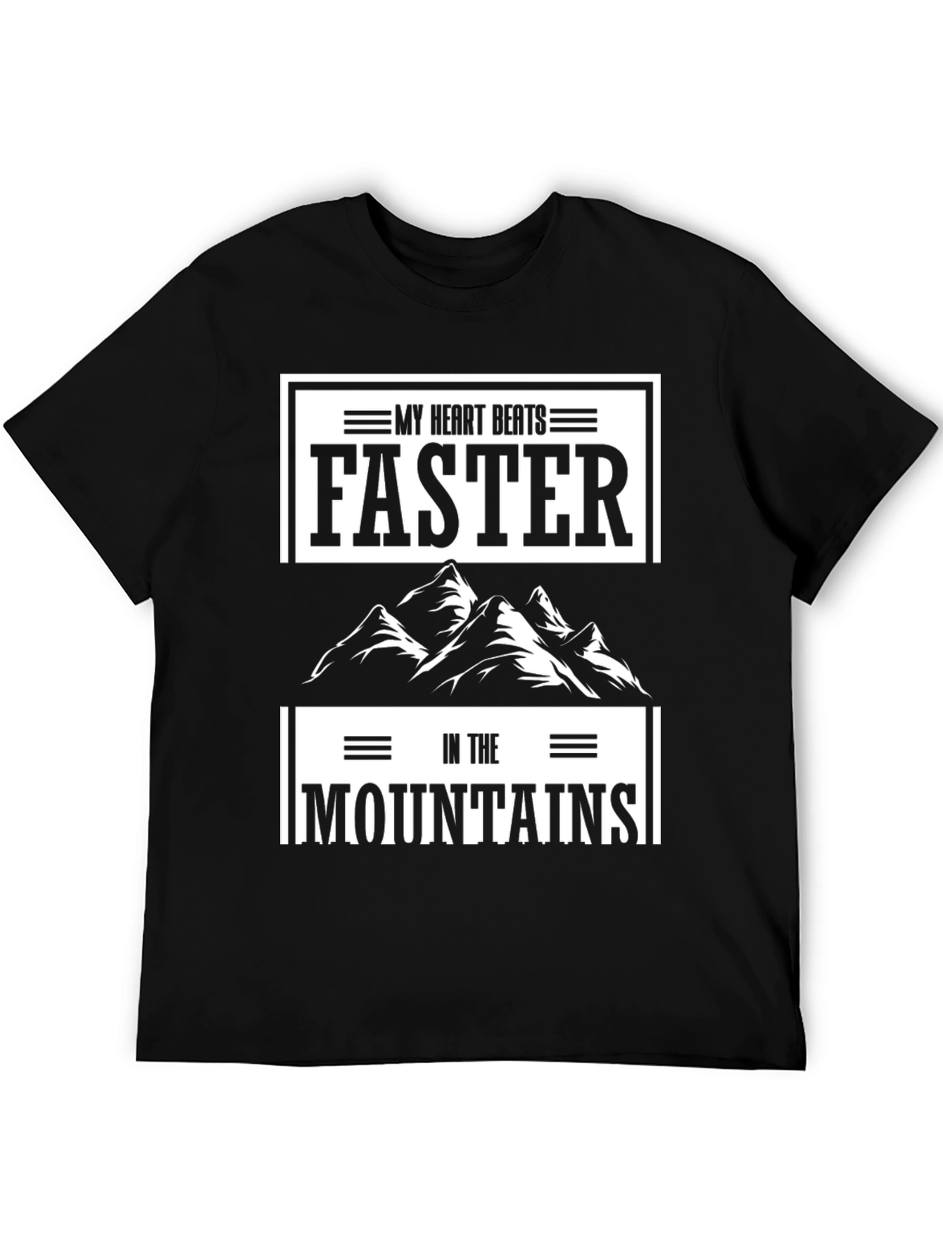 My Heart Beats Faster in the Mountains Graphic Tee