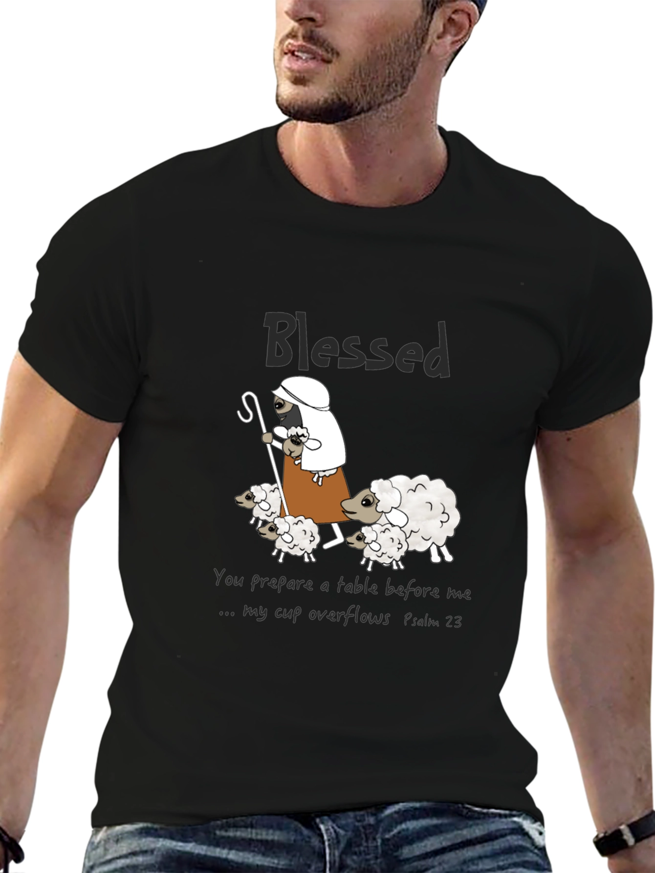 Blessed Sheep Shepherd T-Shirt