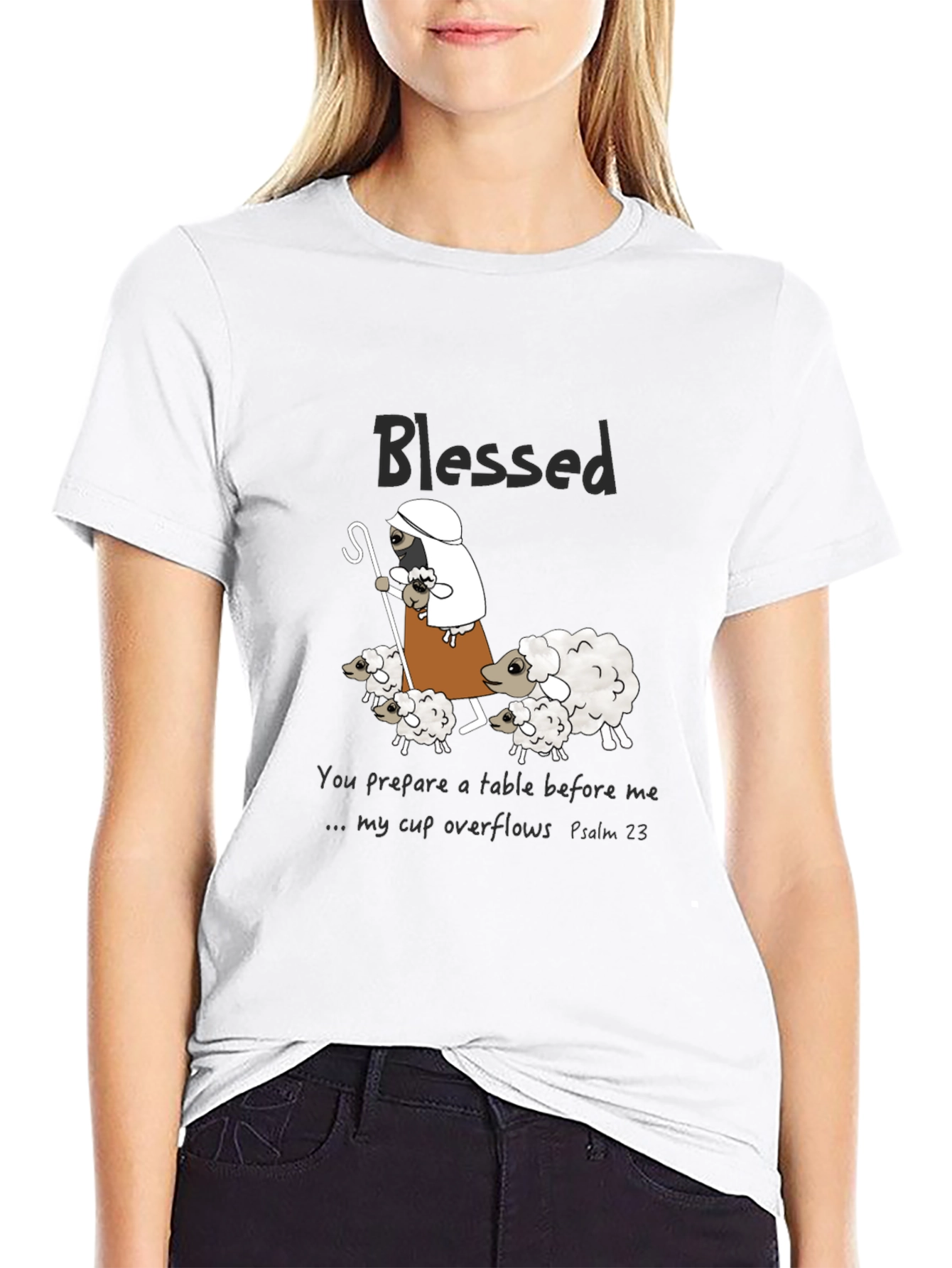 Blessed Sheep Shepherd T-Shirt