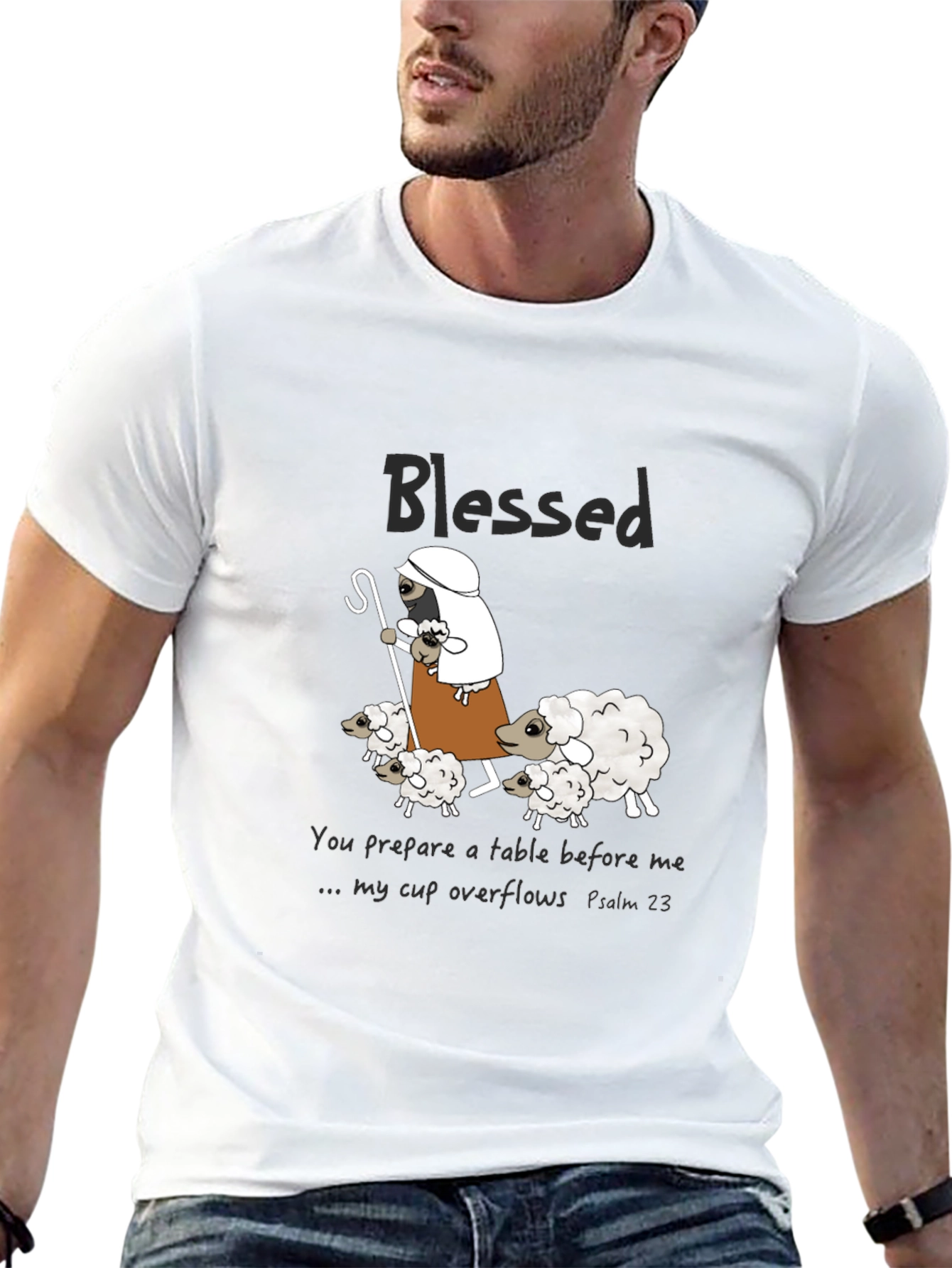 Blessed Sheep Shepherd T-Shirt
