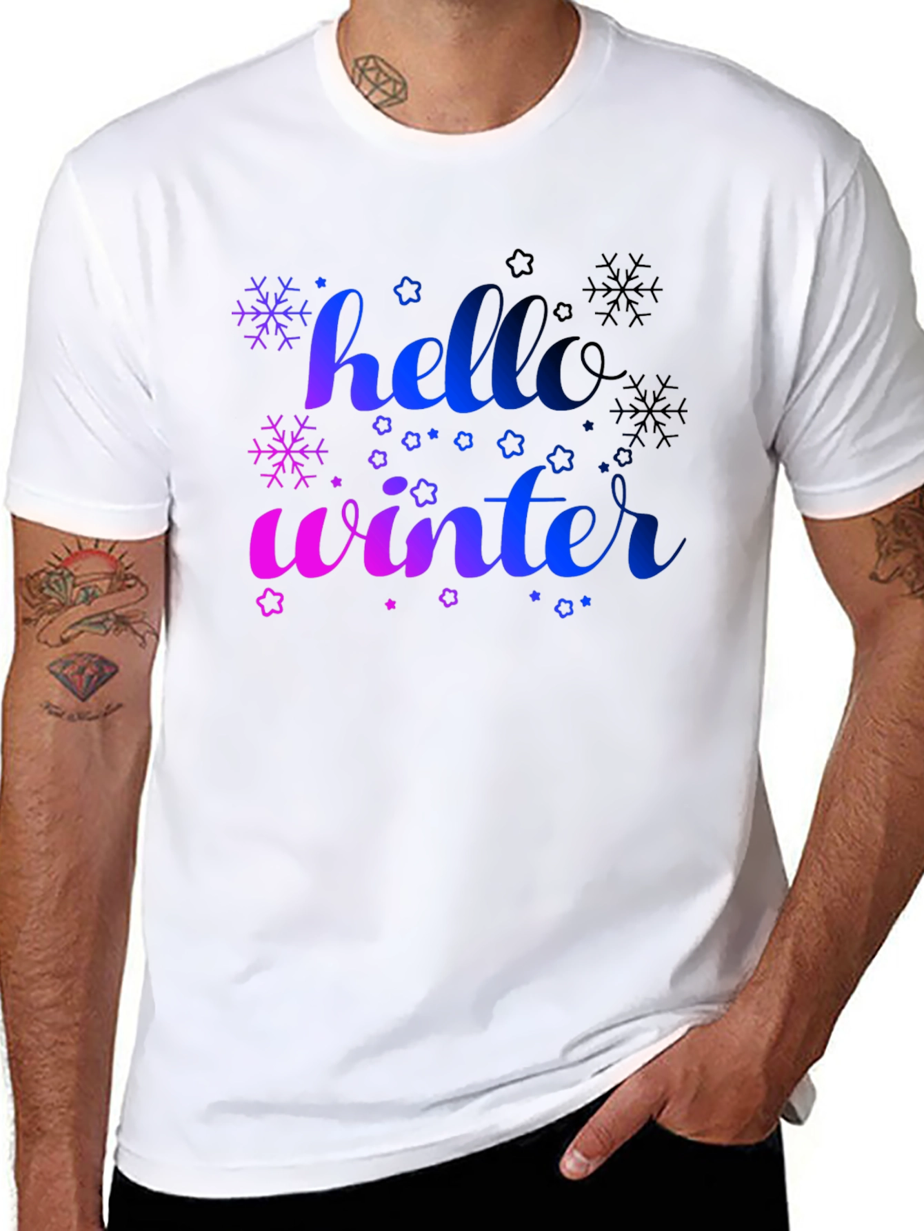 Hello Winter Graphic T-Shirt