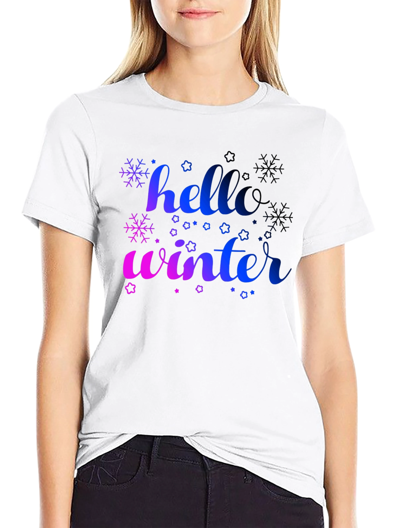 Hello Winter Graphic T-Shirt