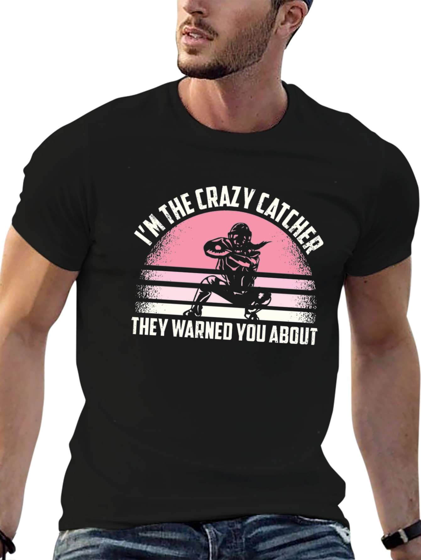 Crazy Catcher Graphic T-Shirt