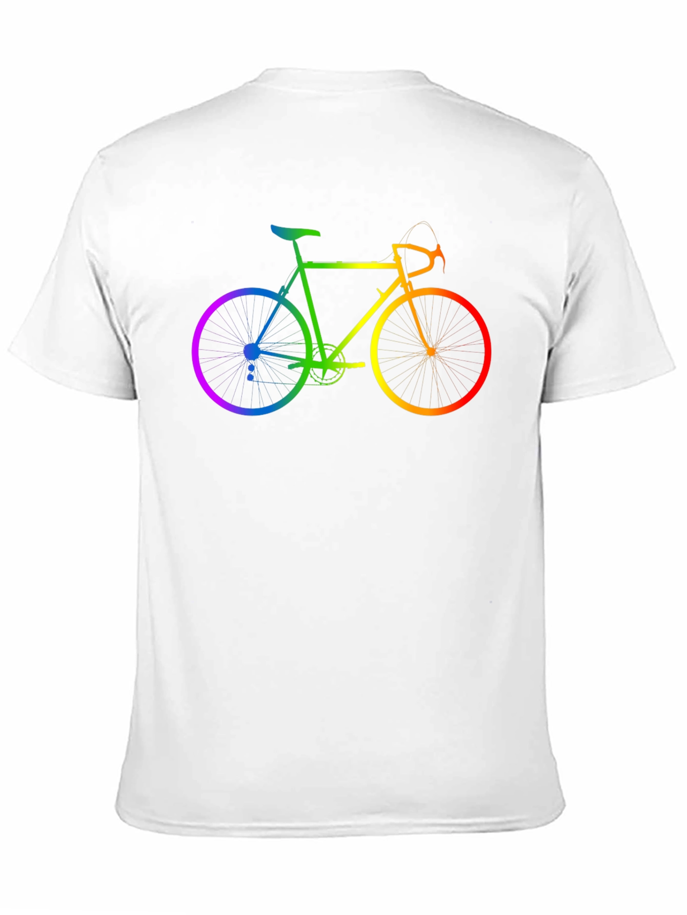 Rainbow Bicycle Graphic T-Shirt