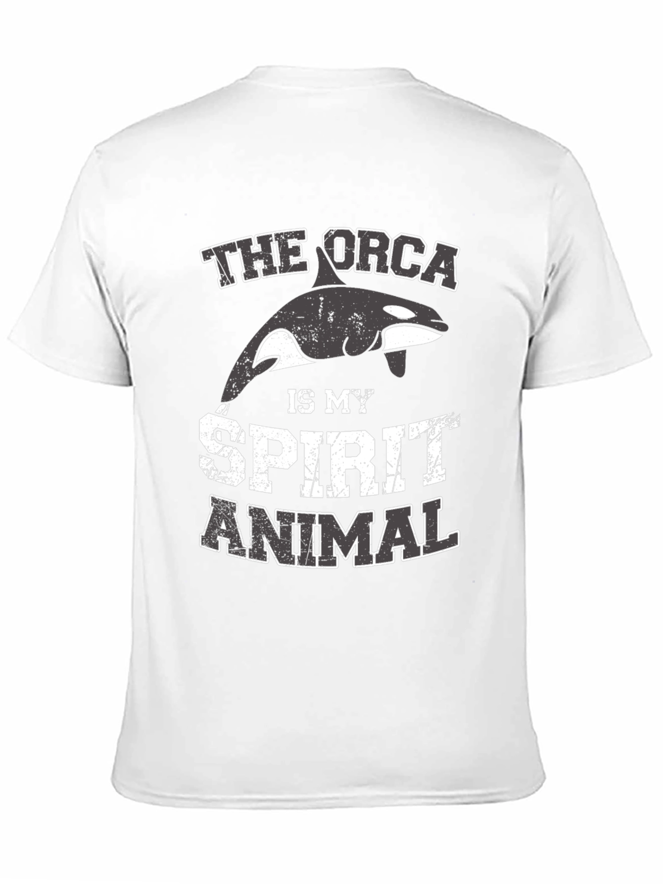 Orca Spirit Animal T-Shirt - Black