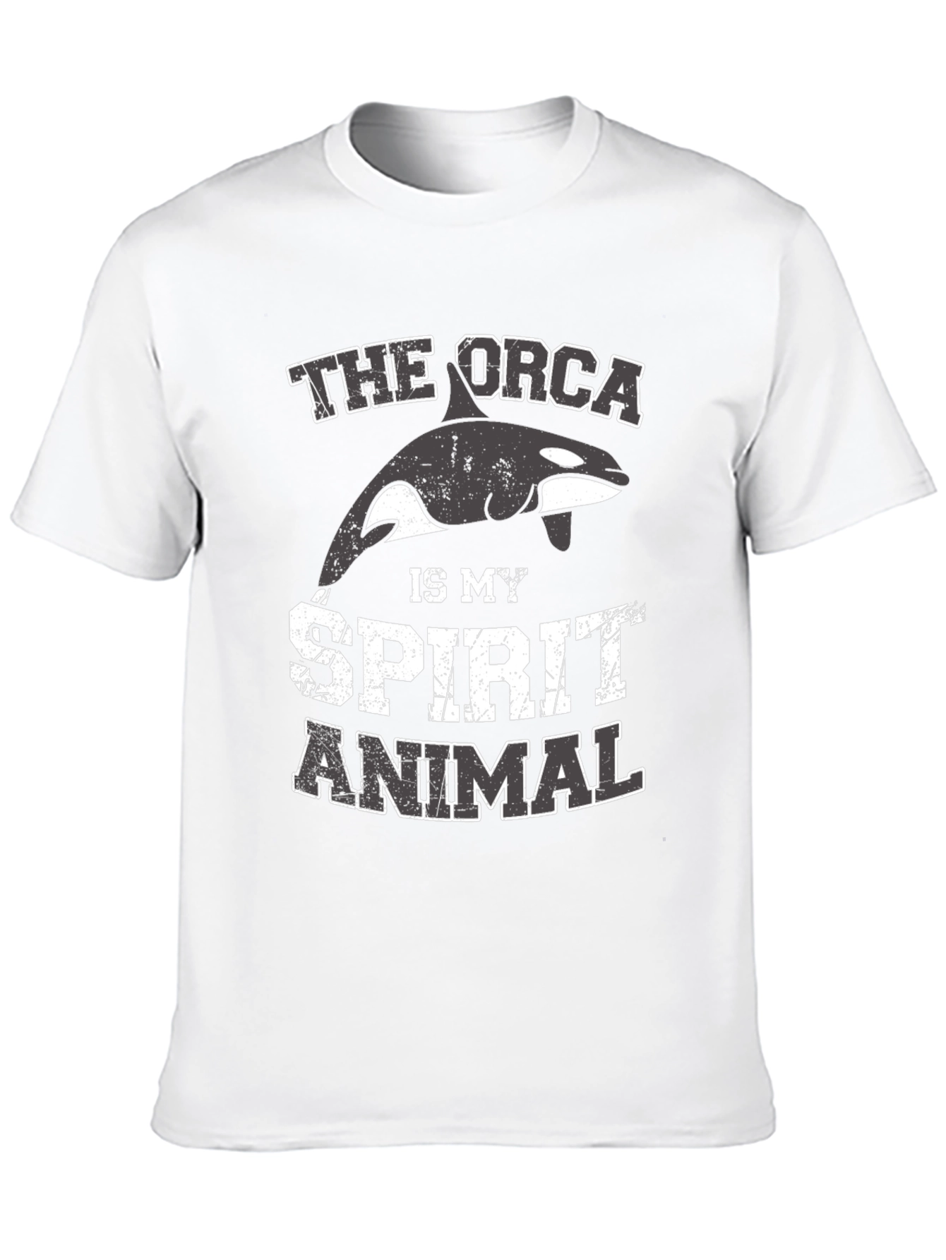 Orca Spirit Animal T-Shirt - Black