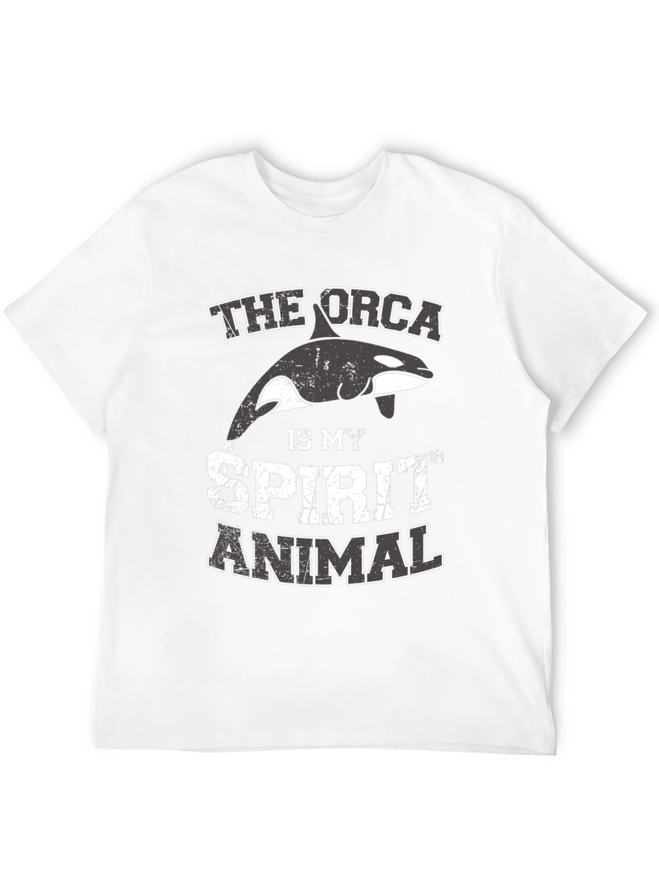 Orca Spirit Animal T-Shirt - Black