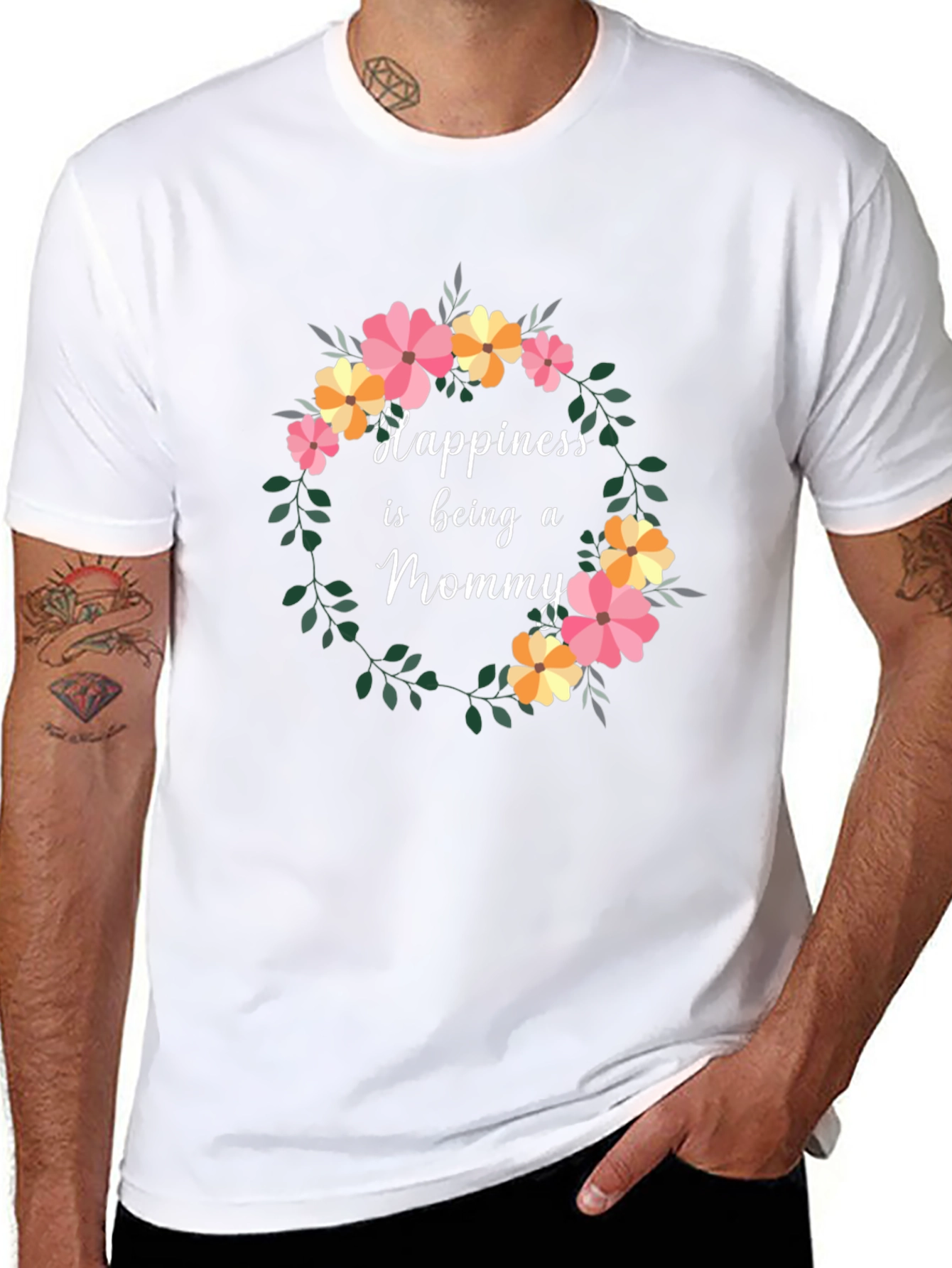 Happiness is Being a Mommy Graphic Tee