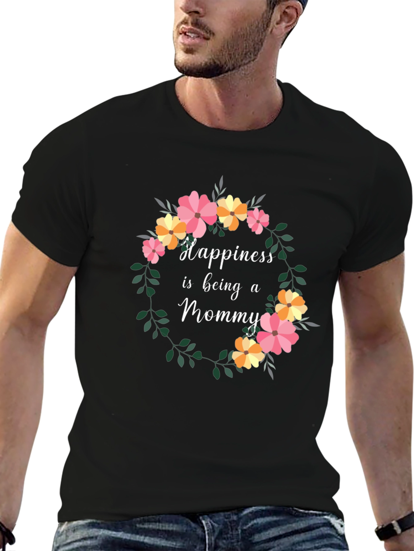 Happiness is Being a Mommy Graphic Tee