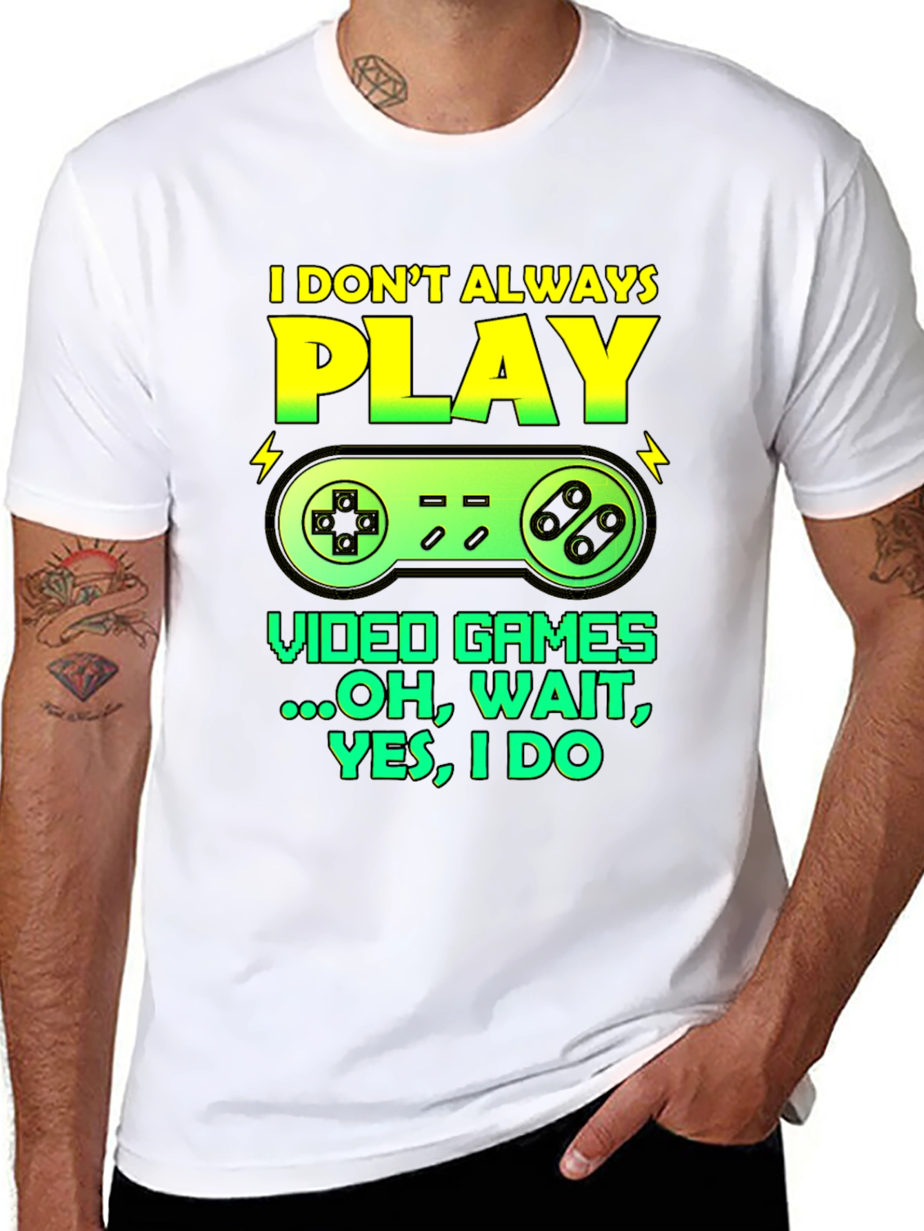 Gamer Graphic Tee - I Dont Always Play