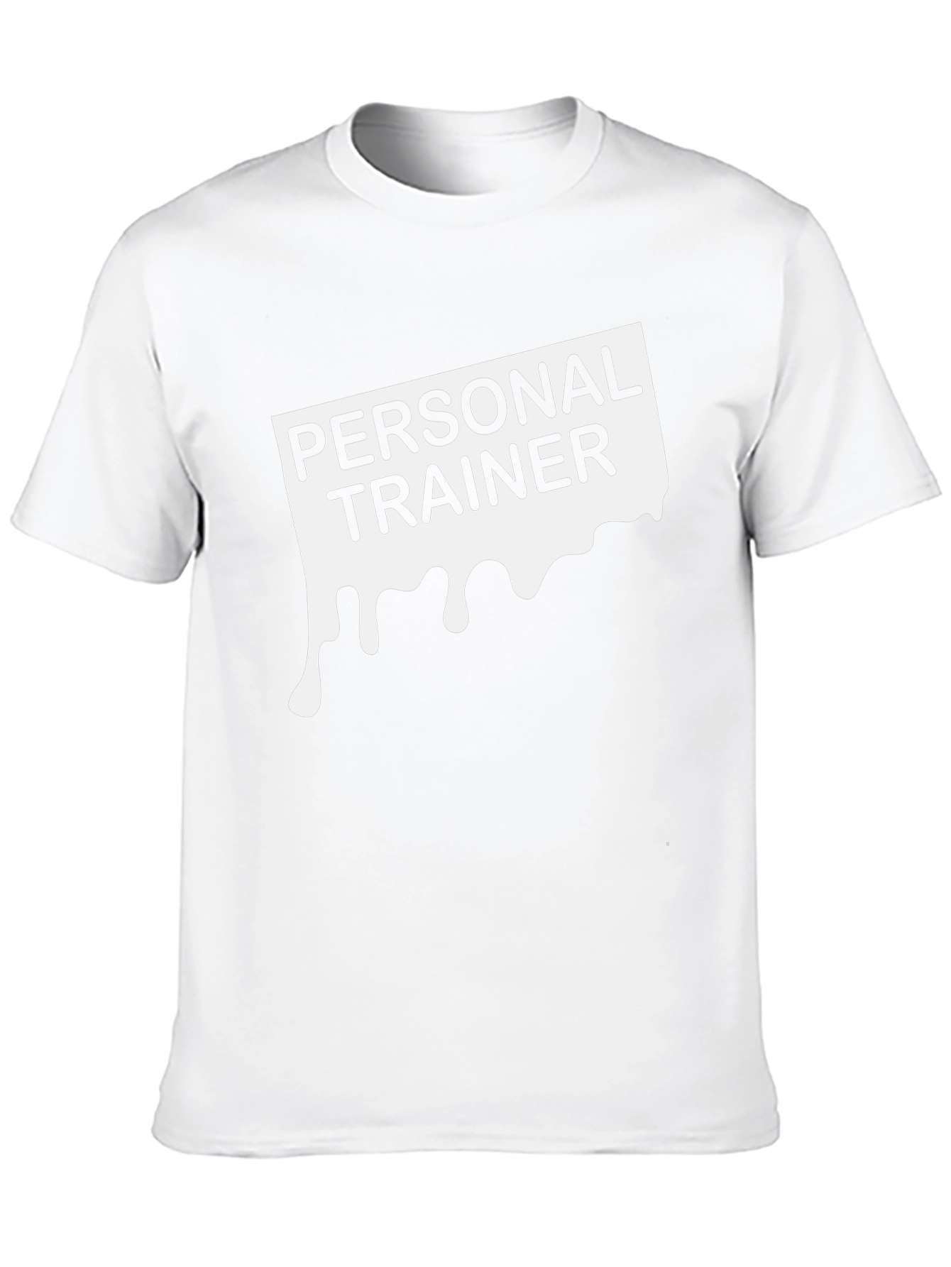 Personal Trainer Dripping Graphic Black T-Shirt