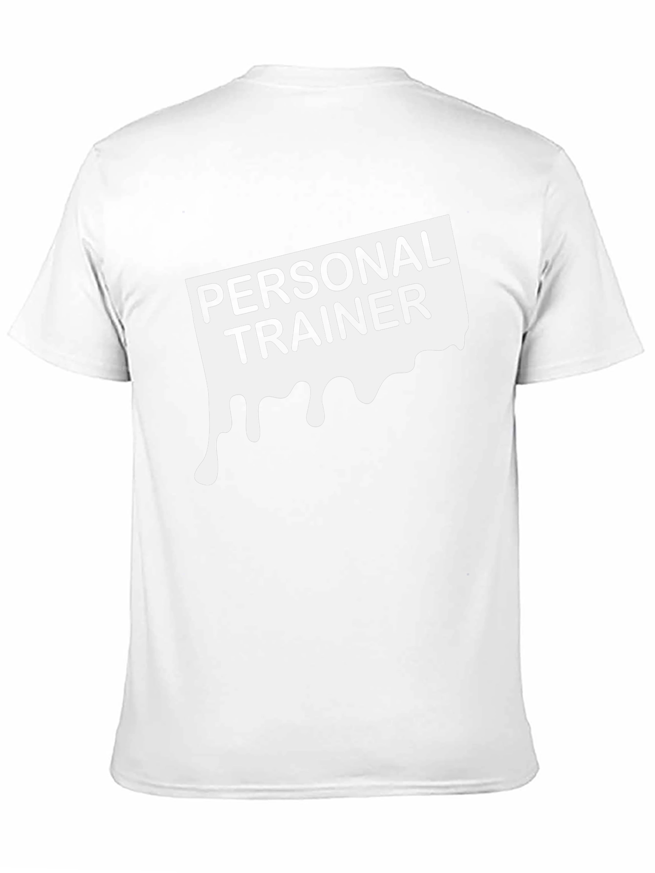 Personal Trainer Dripping Graphic Black T-Shirt