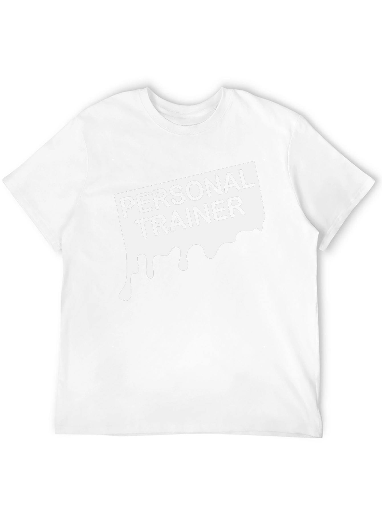 Personal Trainer Dripping Graphic Black T-Shirt