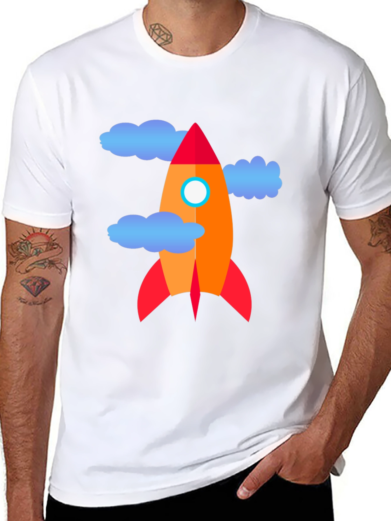Rocket Ship T-Shirt - Blast Off in Style!