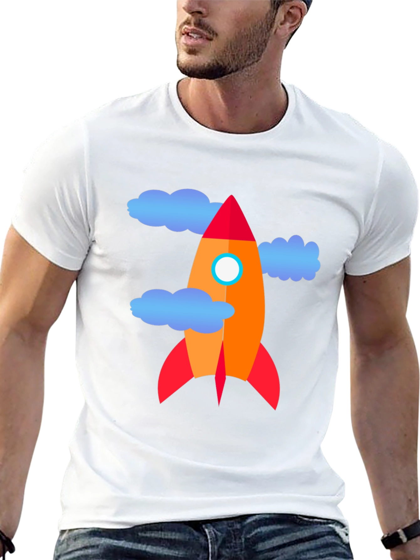 Rocket Ship T-Shirt - Blast Off in Style!
