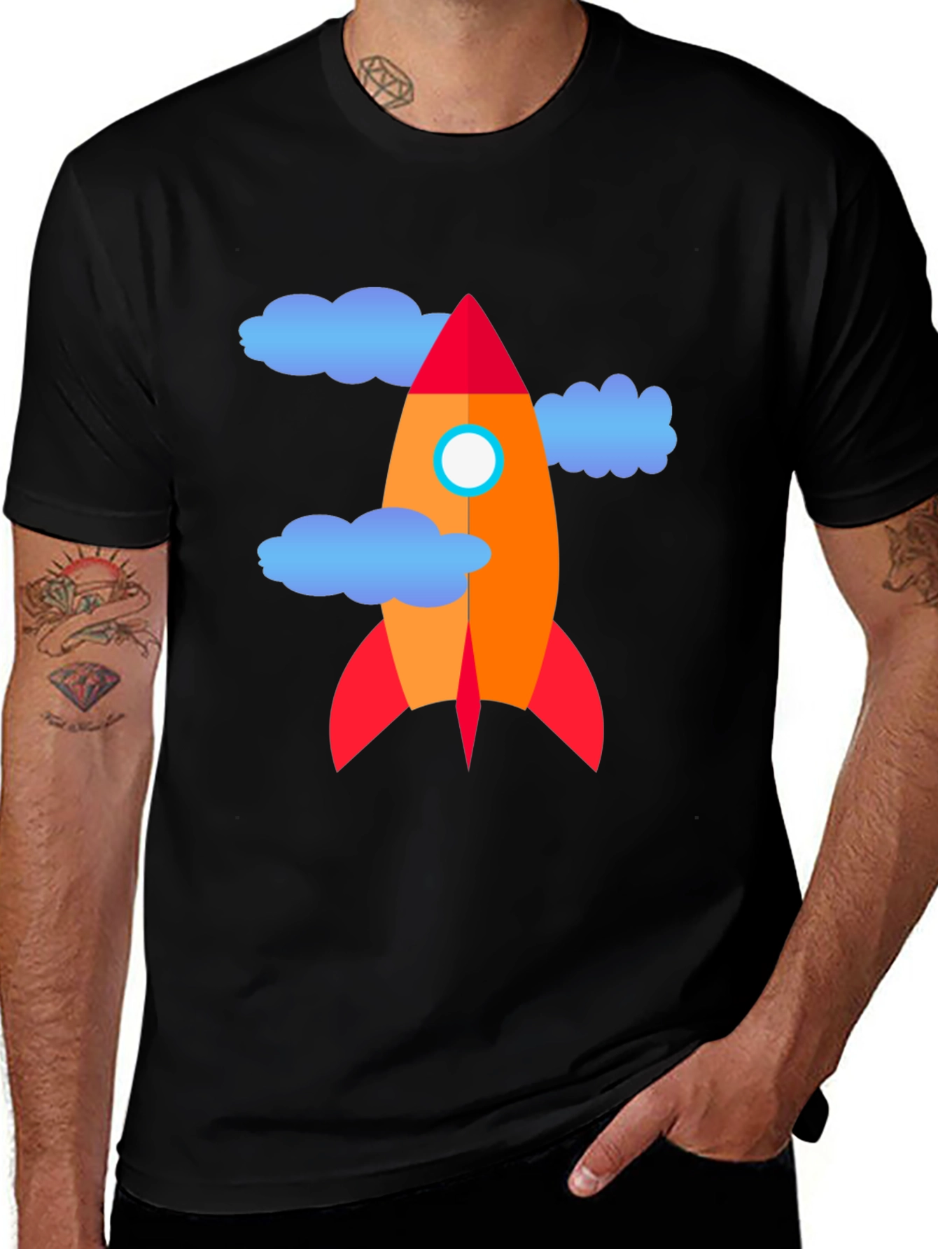 Rocket Ship T-Shirt - Blast Off in Style!