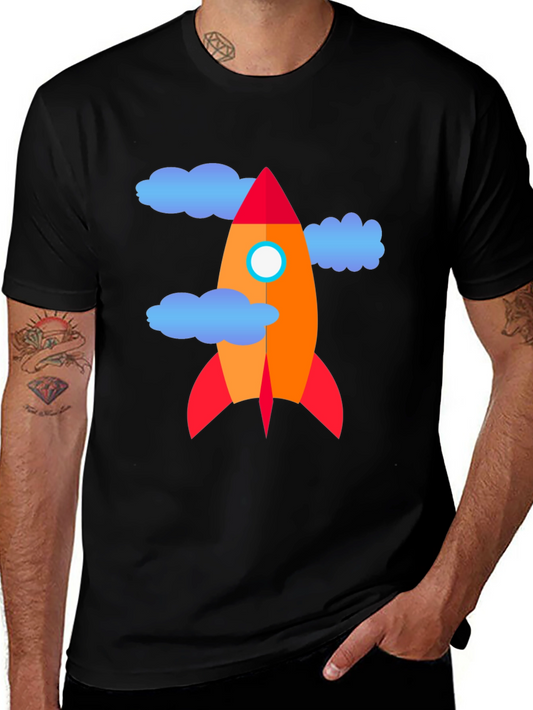 Rocket Ship T-Shirt - Blast Off in Style!